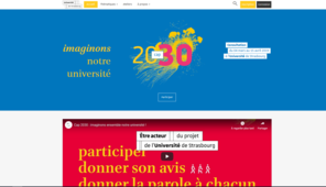 Les contributions sur la plateforme  cap2030.unistra.fr sont ouvertes jusqu'au 15  avril.